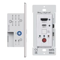 HDMI USB-C OVER 50M CAT6 WALL PLATE EXTENDER SET